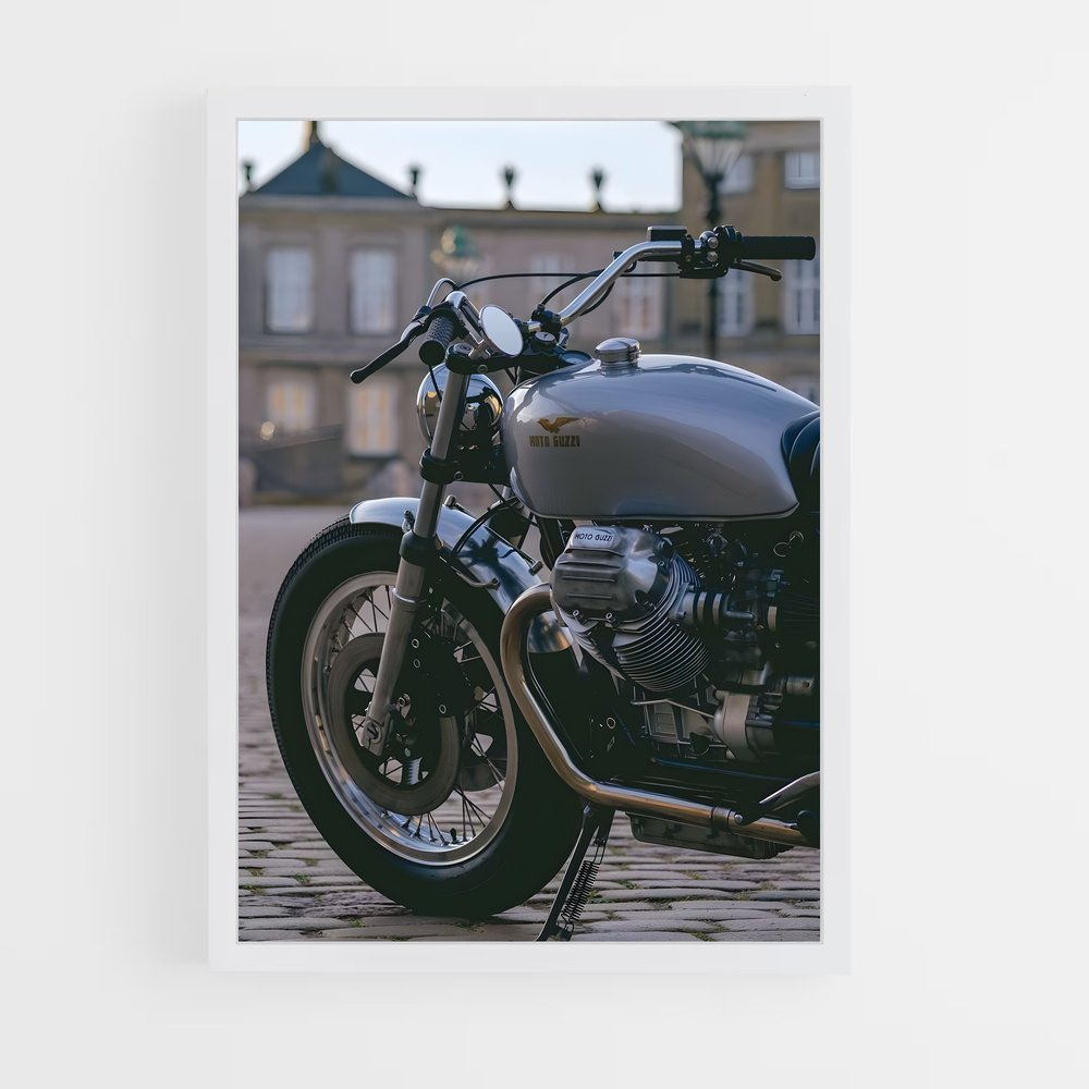 Poster Élégant Moto Guzzi (vue 3)